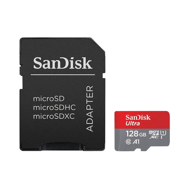 SanDisk Ultra SD 128 GB Carte Mémoire XC jusqu'à 120 Mo/s