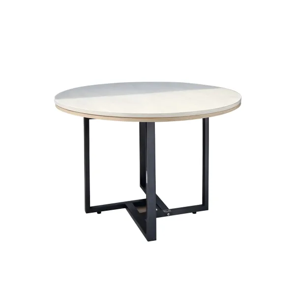 Table de réunion ronde modulable Erable plusieurs dimensions