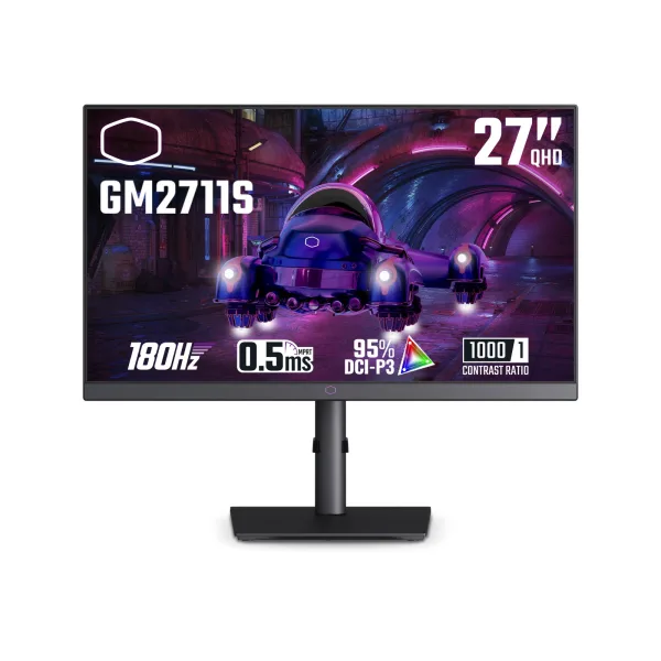 Cooler Master GM2711S - 27" QHD 180Hz IPS 0.5ms HDR400 Adaptive Sync